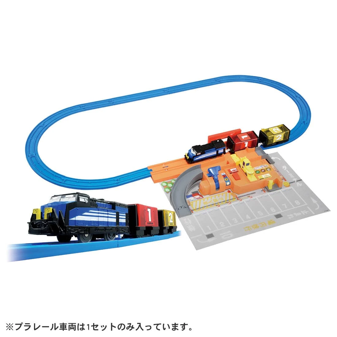 Play With Tomica! Plarail Sakusaku Loading Station 2 Play With Tomica! Plarail Sakusaku Loading Station - Image 2