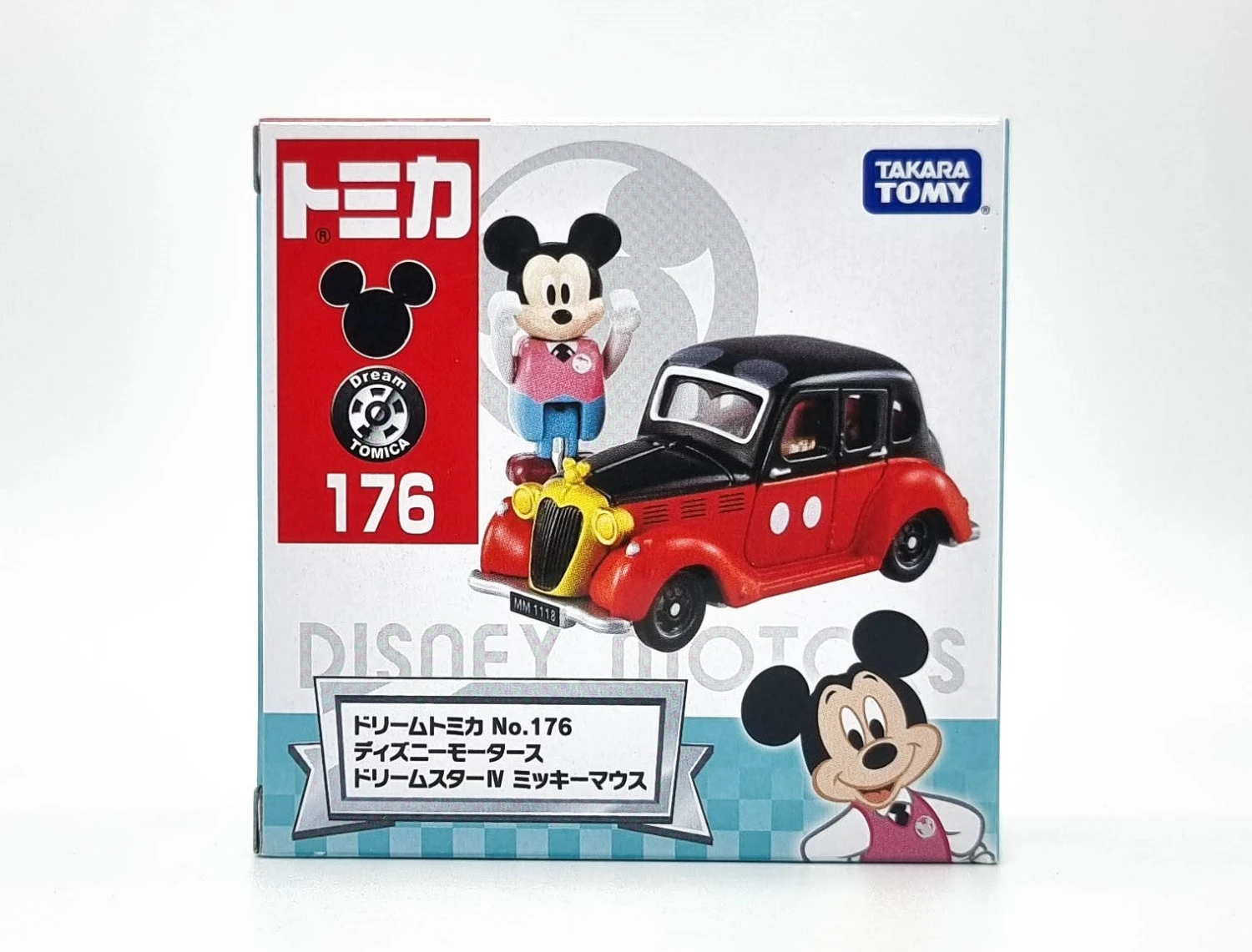Dream Tomica No.176 Disney Motors Dream Star IV + Mickey Mouse Figure 1 Dream Tomica No.176 Disney Motors Dream Star IV + Mickey Mouse Figure