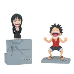 Banpresto One Piece World Collectable Figure Log Stories Monkey.D.Luffy & Nico Robin