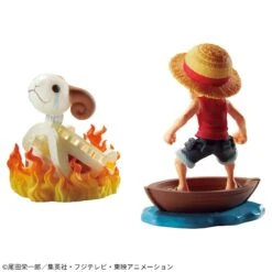 Banpresto One Piece World Collectable Figure Log Stories Monkey.D.Luffy & Going Merry