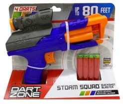 Dart Zone Storm Squad Quickshot Blaster -Best Toys Shop 6229stormsquad