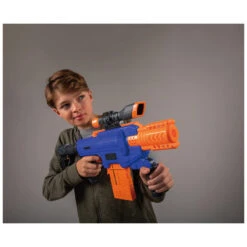 Dart Zone Spectrum Blue Motorized Clip Fed Blaster -Best Toys Shop 6374 eu