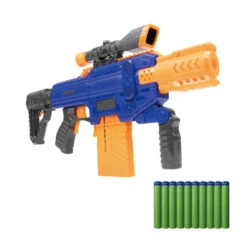 Dart Zone Spectrum Blue Motorized Clip Fed Blaster -Best Toys Shop 6374 eu 3