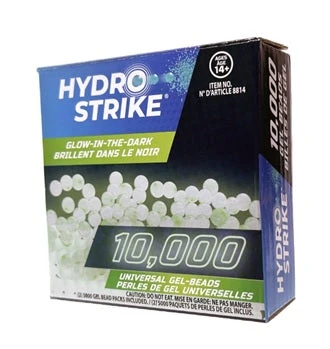 Hydro Strike Glow In The Dark Water Beads Refill In Closed Box (10,000 Beads) 1 Hydro Strike Glow In The Dark Water Beads Refill In Closed Box (10,000 Beads)