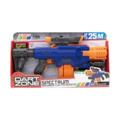 Dart Zone Spectrum Blue Motorized Clip Fed Blaster
