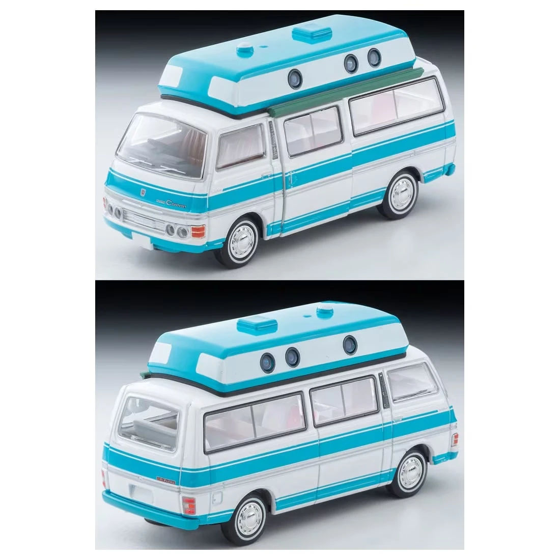 Tomy Tec LV-N312A Nissan Caravan Camper White/Sky Blue 1973 2 Tomy Tec LV-N312A Nissan Caravan Camper White/Sky Blue 1973 - Image 2